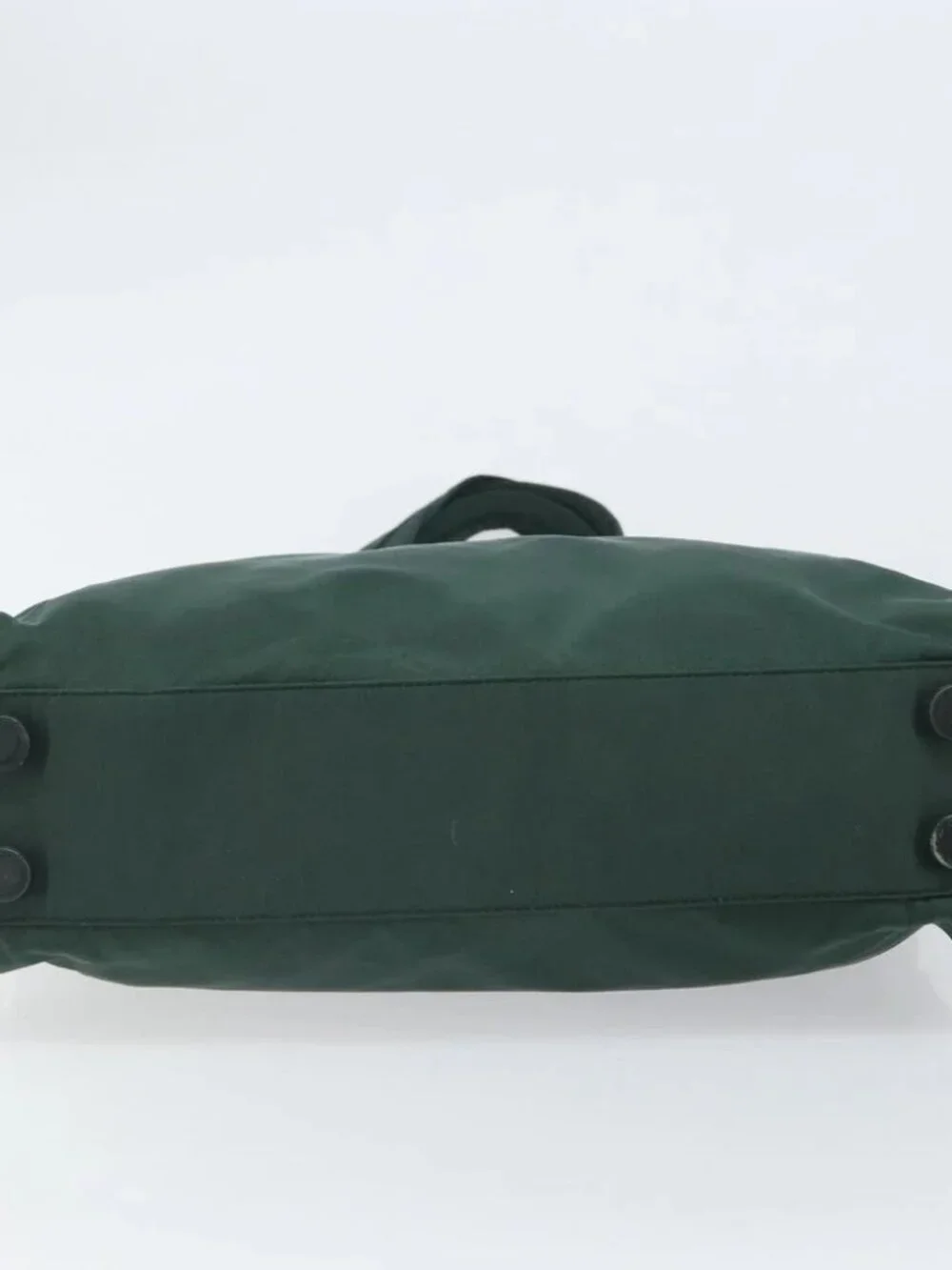 PRADA Tote Bag Nylon Green Silver Auth - Picture 4 of 16